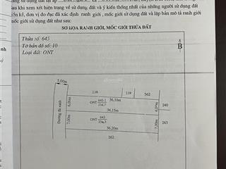 Bán 2 nền đất full thổ cư liền kề 6x36,2m và 7x36,2m, long an