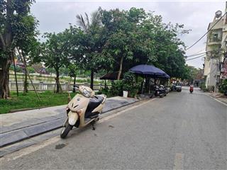 Bán đất phố thạch bàn, long biên, 87m2, mt 5.4m, giá 30 tỷ, phân lô ô tô tránh view hồ công viên