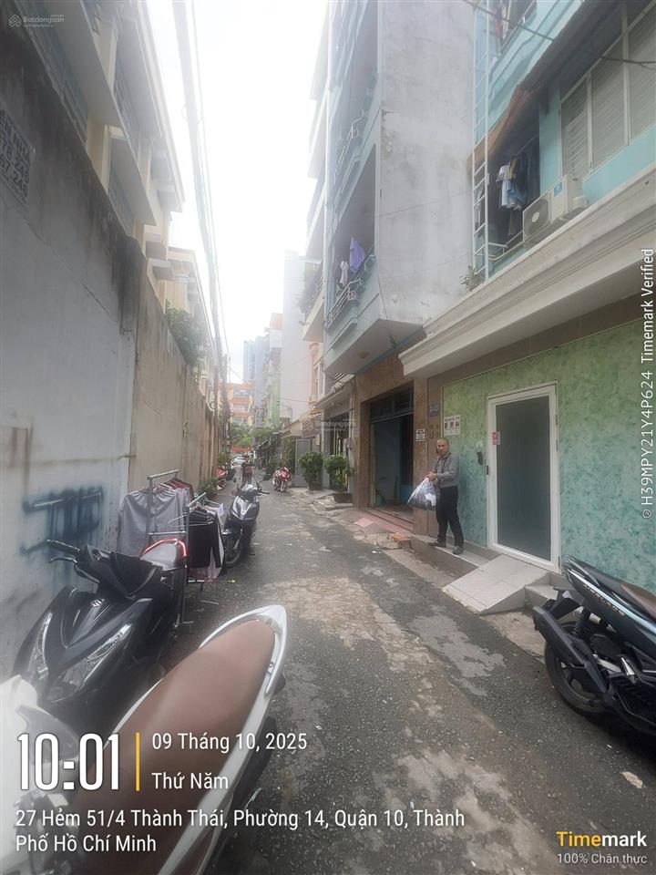 Bán nhà hxh thành thái p14 q10 4.1x16 1 lầu hđt 20tr/tháng. giá 13.5 tỷ tl