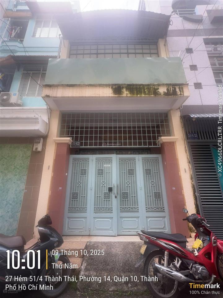 Bán nhà hxh thành thái p14 q10 4.1x16 1 lầu hđt 20tr/tháng. giá 13.5 tỷ tl