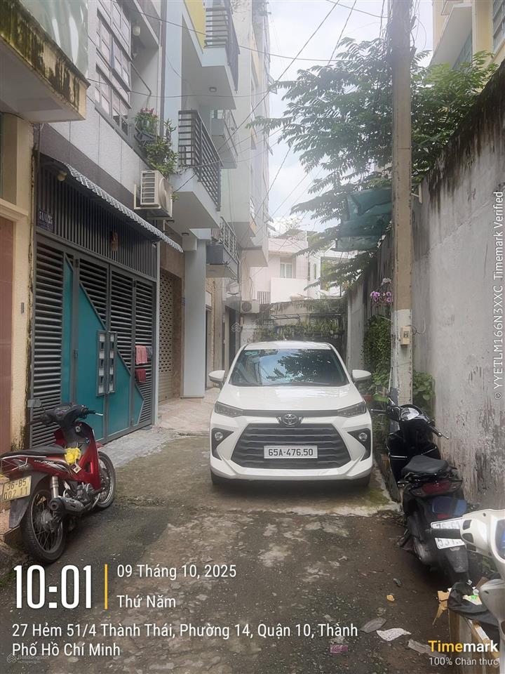 Bán nhà hxh thành thái p14 q10 4.1x16 1 lầu hđt 20tr/tháng. giá 13.5 tỷ tl