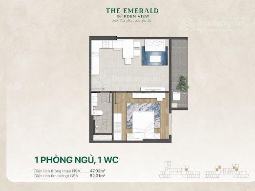Emerald garden view  hàng cđt  giá chỉ 1,39 tỷ/căn  căn hiếm  view đẹp  tt chỉ 0,5% 1 tháng