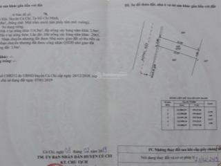 Chủ gửi bán gấp miếng đất 5x23m giá 860tr đường hà văn lao xã tân an hội ngay cầu vượt củ chi