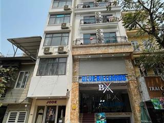 Toà văn phòng  mặt phố nguyễn ngọc nại  vỉa hè đá bóng  9 tầng 1 hầm  100m2  nhỉnh 56 tỷ