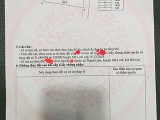 Bán đất đức hậu tiến thắng mê linh hà nội diện tích 96,6m² full thổ cư