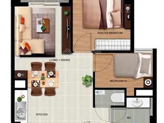 Bán căn 2pn 1wc 56m2 giá 1.75tỷ full nội thất midori park the view sẵn hd thuê 8 triệu/ tháng