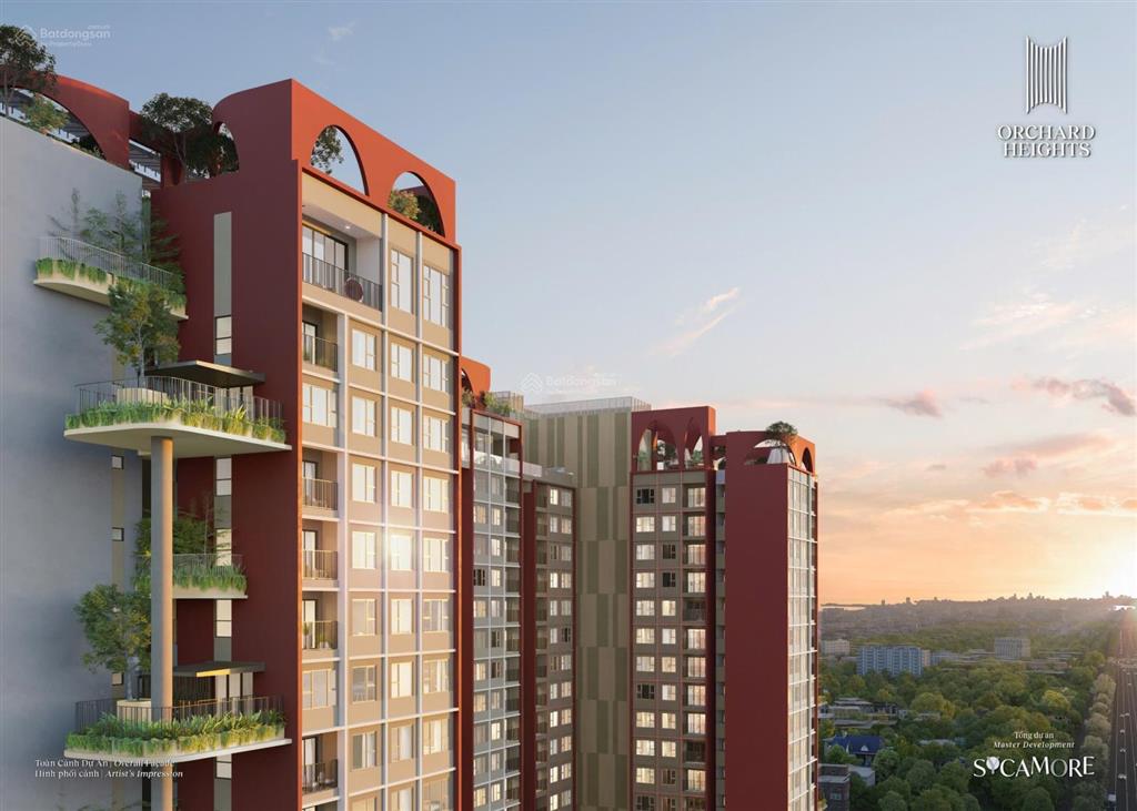 3pn 106m2 giá 4,95 tỷ (rẻ) orchard heights thanh toán theo tiến độ cđt đến quý 2/2027