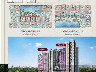 Bán căn 2pn lớn nhất toà 101m2 ban công rộng 12m giá 4.3 tỷ (bao thuế phí sang tên) orchard hill