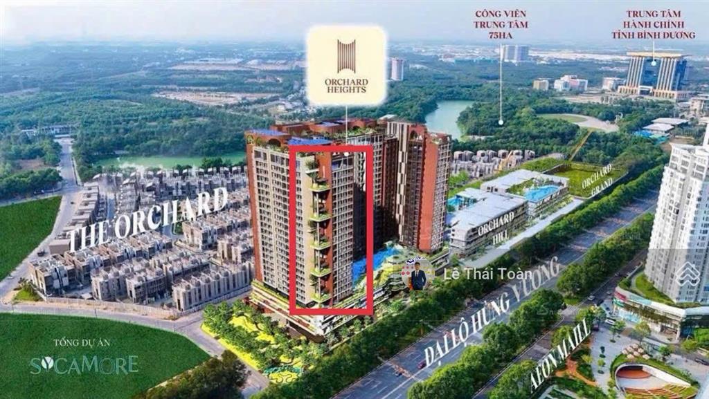 Căn sky gadens 3pn 118m2 có sân vườn riêng giá 6.350 tỷ (bao thuế phí sang tên) orchard heights