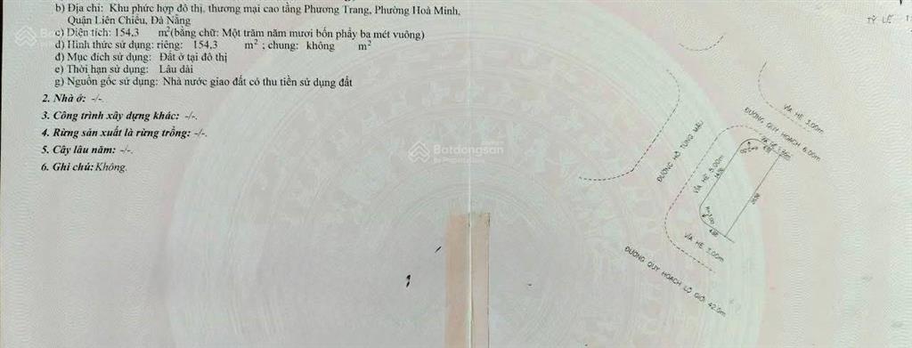 Cần bán lô góc 3 mt hồ tùng mậu và hoàng thị loan và hoà minh 29.đà nẵng