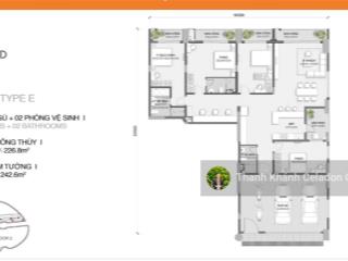 Cực hiếm  bán căn sky linked villa 4pn + 1 3wc, 242,6m2 giá 17tỷ6  căn hộ xe hơi chạy lên tận nhà