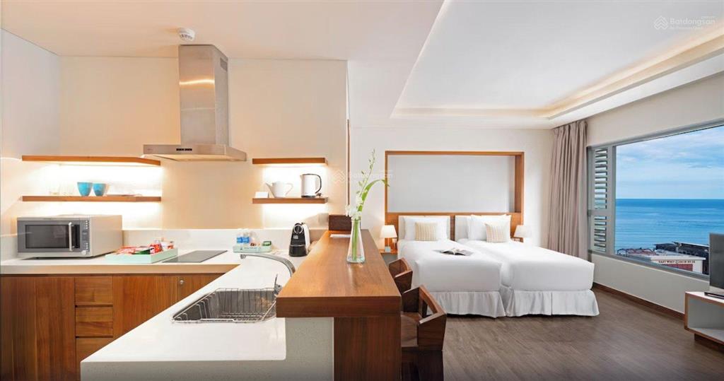 Cực hiếm 1 căn studio tầng cao diện tích 46,4m2 à la carte, full nội thất, sổ hồng sẵn