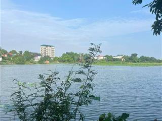 Bán lô đất vip sát bộ công an, khu cnc hoà lạc. mặt đường trục chính phía sau bám hồ