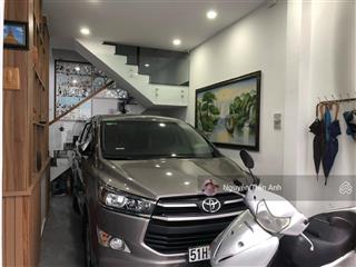 Nhà 6x14m vuông vức  hẻm ô tô 8m phan văn trị bình thạnh sát emart, sổ hồng riêng, công chứng ngay