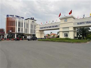 Mở bán đất nền khu đô thị ecity tân đức long an mặt tiền đường 824