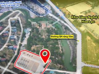 Đất nền đối diện khu công nghệ cao hòa lạc