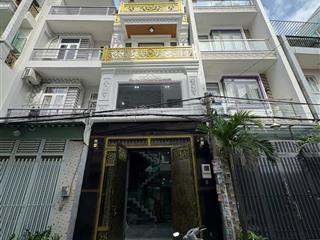 Bán nhà mặt tiền nội bộ đúc 4,5 tấm khu lê văn quới có thang máy 4x16m, giá 8.5 tỷ tl