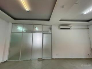Cho thuê văn phòng 45m2 tòa nhà mặt tiền nơ trang long, bình thạnh máy lạnh sẵn