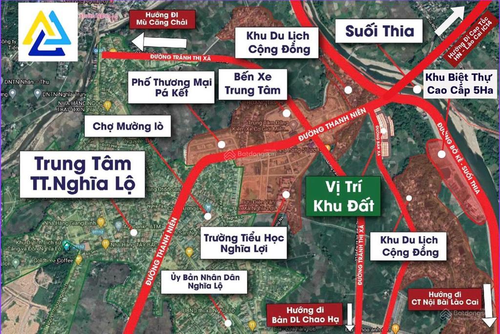 Đất nền golden valley nghĩa lộ 9 triệu/m², sổ đỏ, gần mù cang chải, sân bay lào cai