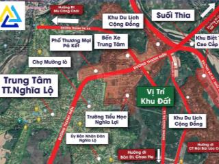 Đất nền golden valley nghĩa lộ 9 triệu/m², sổ đỏ, gần mù cang chải, sân bay lào cai