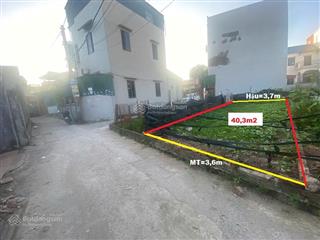 Bán đất quan nhân tam hưng thanh oai ô tô thông, 40,3m2 giá đầu tư