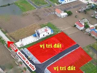 Chính chủ bán lô đất biển, cạnh bãi tắm du lịch, mặt trục chính, phù hợp đầu tư, 91.5m2, giá 1tỉ368