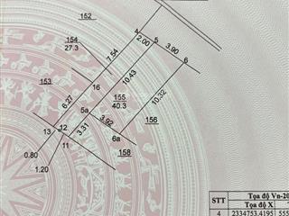 tài chính hơn tỷ có ngay lô góc 2 mặt tiền vuông vắn dt 40m tại trung tâm thị trấn phúc thọ.