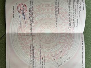  cần nhượng lại siêm phẩm lô 3 mặt tiền ở thôn 5 ba trại dt 1515m có 500m thổ cư.