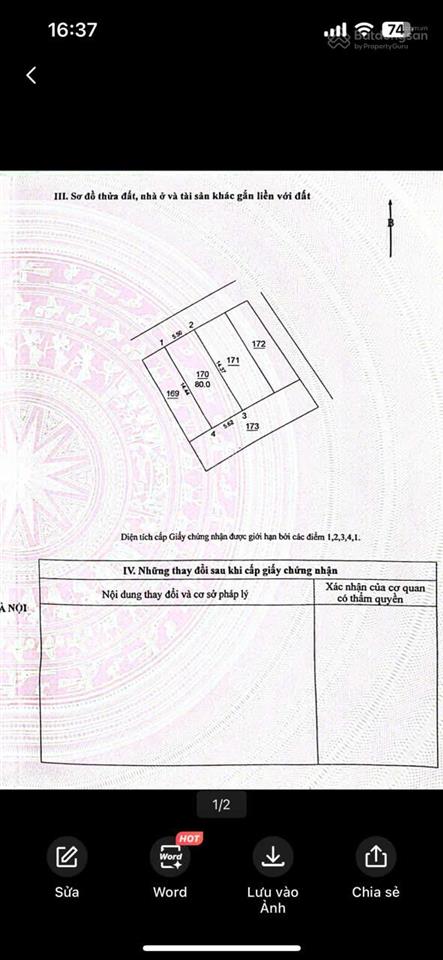 Chính chủ cần bán đất thổ cư thôn phúc thọxã mai lâmđông anhhà nội 80m2, mt5.5m, ôtô vào, 8.8 tỷ