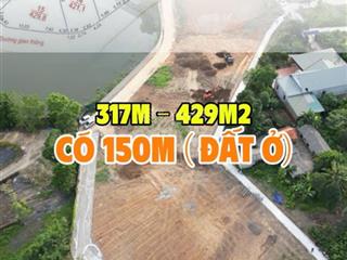 Bán đất view hồ, sát dự án sân golf tại ba vì. dt 339m2 loanh quanh 2 tỷ. 0963 699 ***