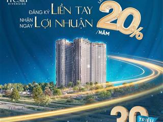 Sở hữu căn hộ view sông fresia riverside, liền kề aeon biên hoà, mở bán đợt đầu tiên