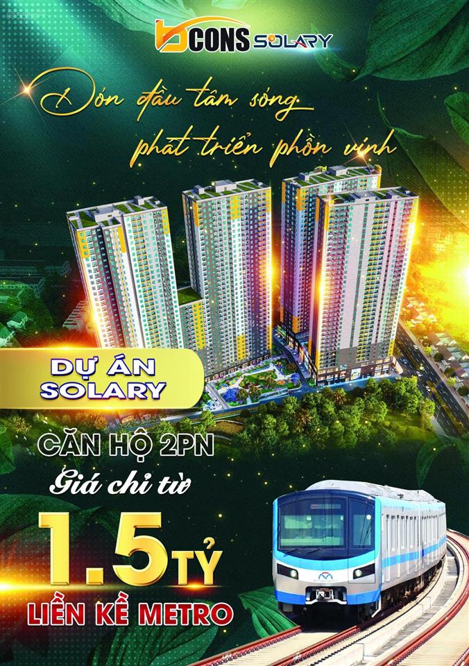 Căn hộ bcons solary với 81 tiện ích thanh toán chỉ từ 15% sở hữu với giá booking chính sách cực tốt