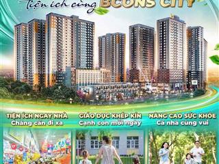 Cho thuê căn hộ bcons 2pn, 2wc giá từ 6,5 triệu/ tháng