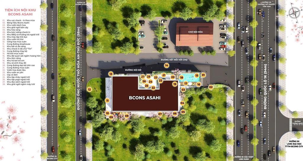 Căn hộ bcons asahi thanh toán chỉ từ 15% cđt hỗ trợ góc lãi đến khi thông báo nhận nhà quý iii/2027