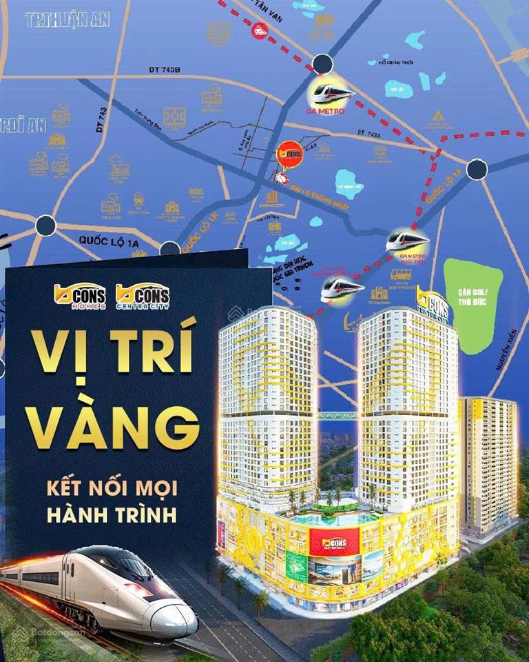 Bcons center city chính sách hỗ trợ thanh toán linh hoạt từ 5% sở hữu ngay, giá chỉ 54.5 tr/m2