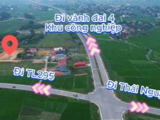 Bán đất lô góc 112m2 tổ dân phố việt hùng, thị trấn thắng, hiệp hòa chỉ 1,4x tỷ