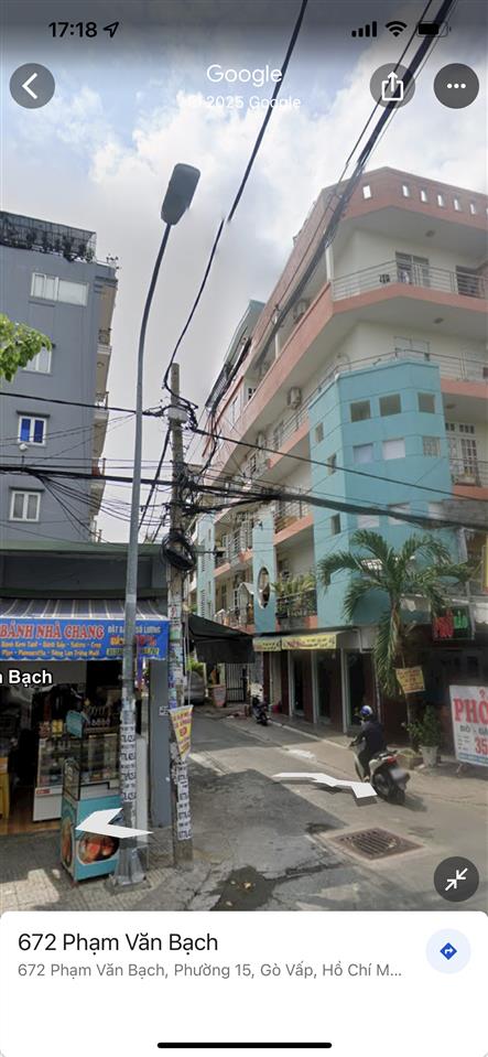 Chính chủ bán lô góc 2 mặt tiền 672 phạm văn bạch, p 12, gò vấp, giá 20,5 tỷ