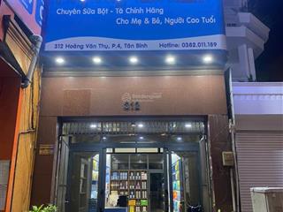 Mặt tiền đường hoàng văn thụ chính chủ  dt 4x10m, giá chỉ 12.5tr/tháng