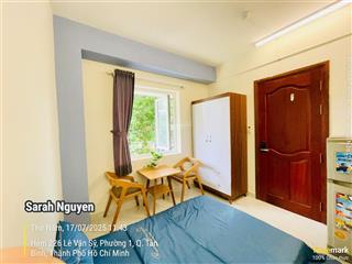 Chính chủ cho thuê chdv full nội thất ngay công viên vị tri trung tâm lê văn sỹ