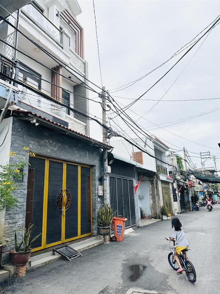 Gấp bán nhà 2 tầng 1/ hẻm 6m thông đường trần thị hè, hiệp thành, quận 12 diện tích 58m2 (4x15)