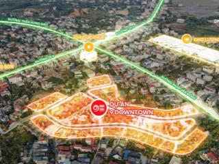 Bán lô đất siêu vip 2 mặt tiền dự án downtown lương sơn đã có sổ đỏ