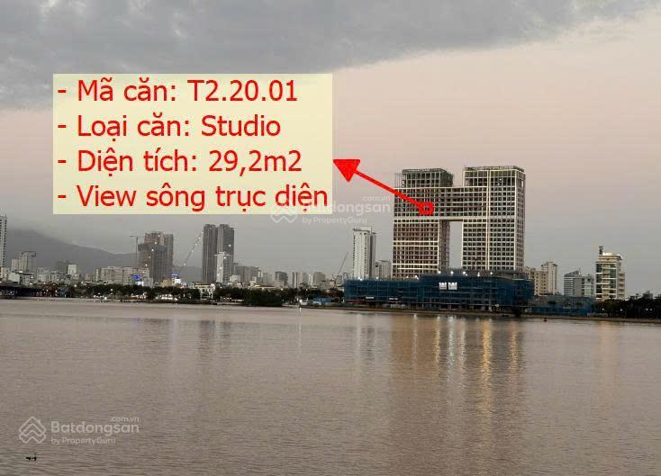 Bán căn studio view sông sun ponte ngay cầu rồng đà nẵng  giá rẻ nhất tòa  tháng 1/2026 nhận nhà