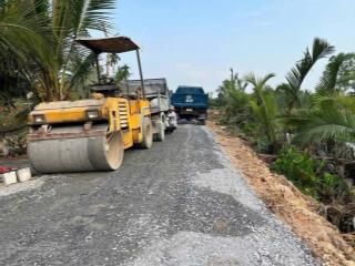 Đất vườn mặt tiền kênh lớn đường ô tô thuận tiện mua làm nhà vườn đẹp hết chê