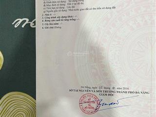 Chính chủ bán lô đất đẹp đường 10,5m mẹ thứ  hòa xuân  hướng tây bắc dt 120m2 vị trí kinh doanh