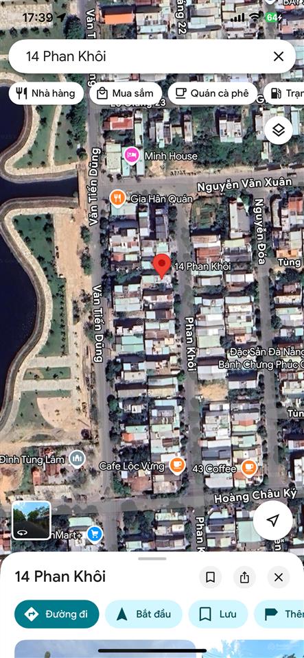 Chính chủ bán đất đường 7,5m phan khôi hòa xuân hướng đông sạch đẹp vị trí đẹp, giá tốt nhất