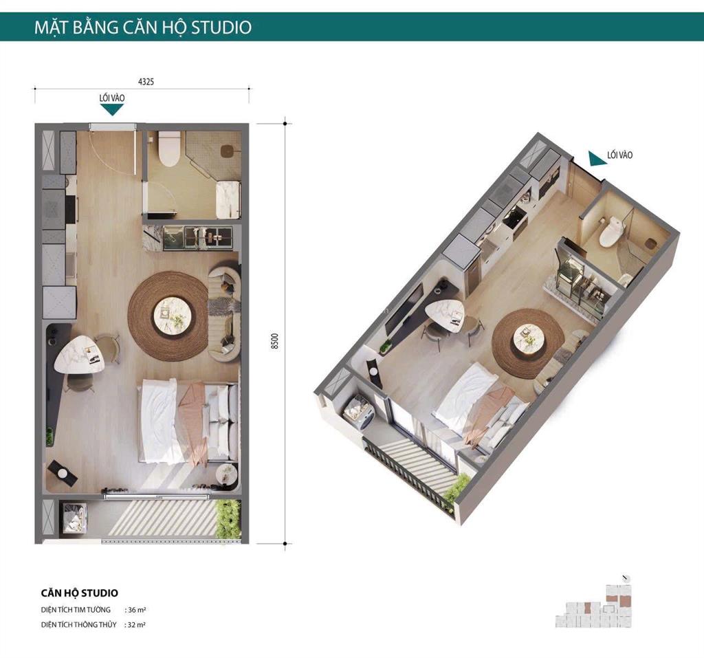 Căn hộ skyzen liền kề phạm văn đồng, nội thất cao cấp, 2pn  1wc, giá chỉ 2tỷ650, miễn lãi 24t