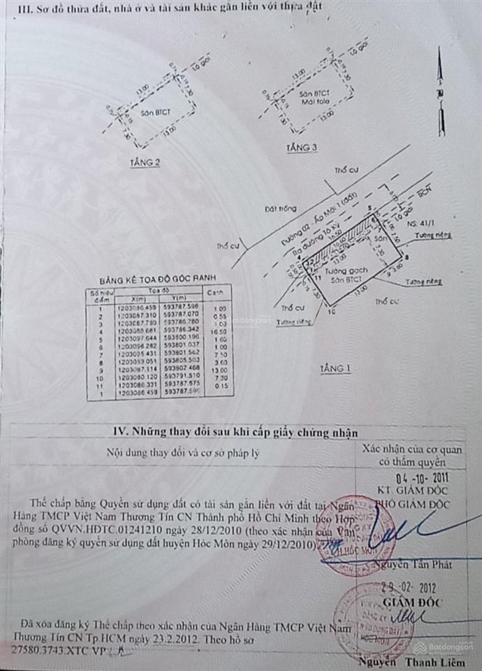 Mua 1 được 4 căn liền kề 140.7m2 nhà 1 trệt 2 lầu 1/20m tô ký, ấp mới, xã tân xuân, hóc môn