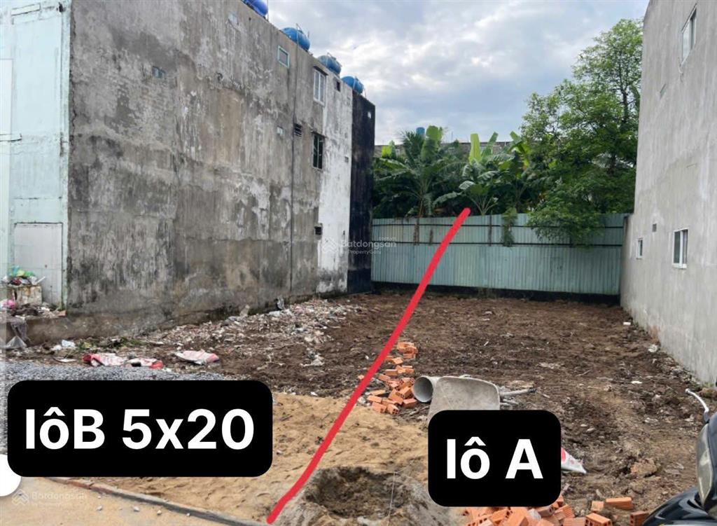 Chính chủ gởi bán 100m đất thổ cư sổ hồng riêng 5mx20m khu dân cư hiện hửu,ấp 4 đông thạnh,hóc môn