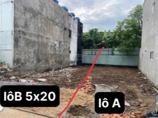 Chính chủ gởi bán 100m đất thổ cư sổ hồng riêng 5mx20m khu dân cư hiện hửu,ấp 4 đông thạnh,hóc môn