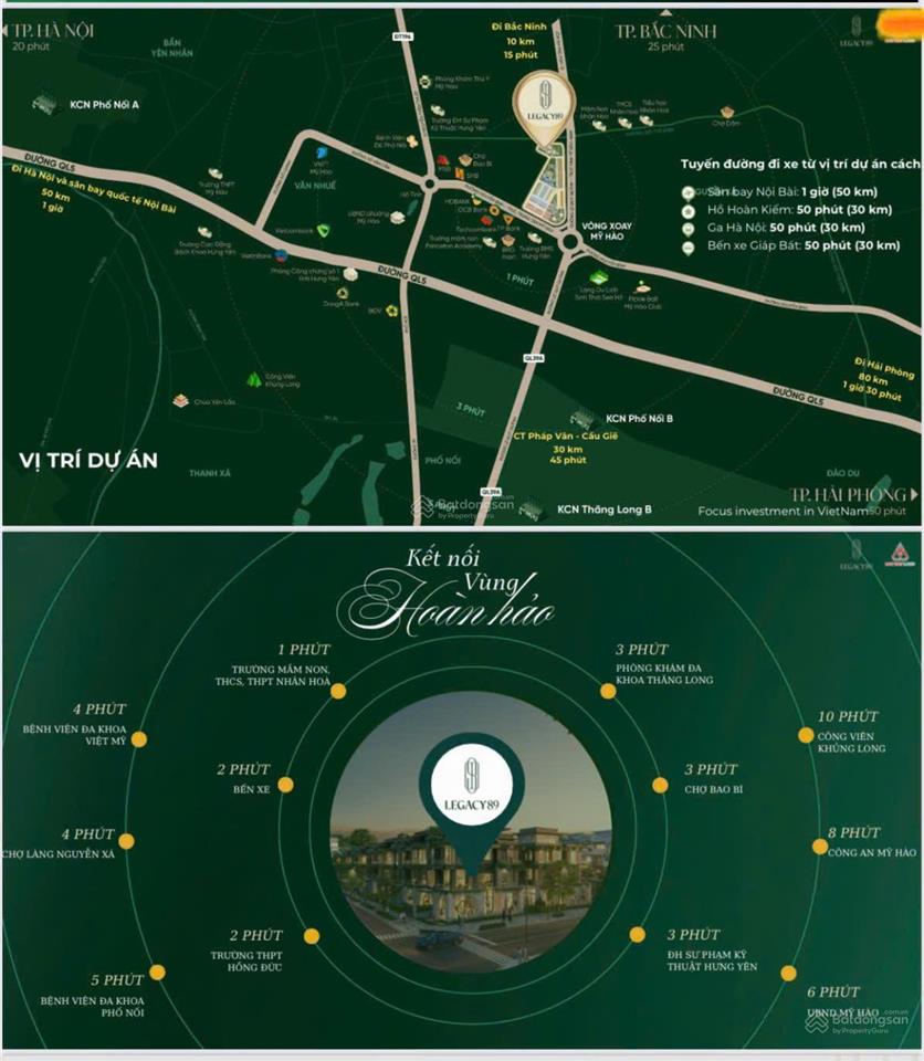 Legacy 89, trung tâm phố nối, mỹ hào hưng yên chính thức chọn căn và vào cọc tất cả các vị trí